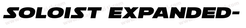 Soloist Expanded字体转换